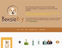 Tablet Screenshot of bensieboy.com